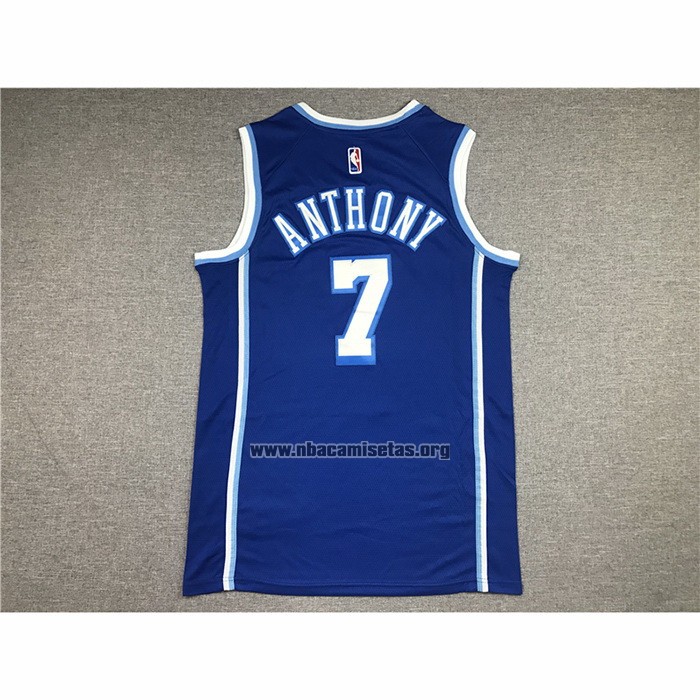 Camiseta Los Angeles Lakers Carmelo Anthony NO 7 Classic 2021 Azul